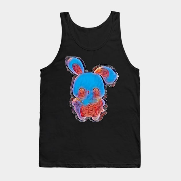 Cute colorful bunny Tank Top by EdithBlerr